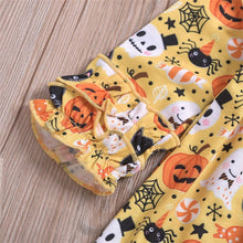 Load image into Gallery viewer, Modern Autmn Colorful Baby Kids Girl Dress For Kids Infant Baby Girls 1-6Years In Hallowen Pumpkin Design Autmn Season
