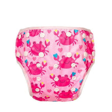 Load image into Gallery viewer, Baby Reusable Swimming Diapers Cartoon Swimwear Children Adjustable Summer Nappy Pants Diaper for Babies
