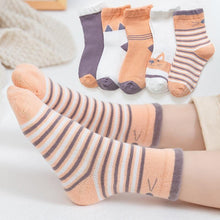 Load image into Gallery viewer, 5 Pairs Infant Cotton Mesh Cute Newborn Casual Socks For Boys Girls Durable Comfortable Sock
