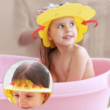 Load image into Gallery viewer, Modern Water Eyes Ears Shampoo Cap Wide Brim Hair Washing Baby Shower Infant Duck Shape Guard Hats For Kids
