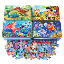 Load image into Gallery viewer, New 60 Pieces Wooden Toys Puzzle Kids Toy Cartoon Animal Wood Toys Puzzles For Child Early Educational Learning Toys for Children
