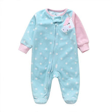 Load image into Gallery viewer, Modern Cartoon Unicorn Baby Girl Jumpsuit Footies  Romper For Newborn Boy and Girls In Trend Design
