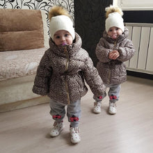 Load image into Gallery viewer, Trend New Winter Children Boy Girl Crochet Artificial Pompom Hat Knitted Toddler Kids Caps With Pompon Baby Beanie For Girls and Boys
