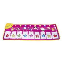 Load image into Gallery viewer, Music Carpets Piano Mats Music Touch Play Keyboard with 8 Demo Songs Baby Animals Educational Toy for Kids
