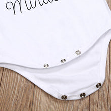 Load image into Gallery viewer, Newborn Kids Baby Girls Boys Clothes Father's Day Letter Print Romper Bodysuit For Baby For Girls And Boys Dadies &amp; Momies Miracle Print
