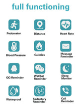 Load image into Gallery viewer, Proffesional Smart Sport Watch With  Band Blood Pressure Monitor and Bracelet M3Plus Wristband for Men and Women In Modern Design
