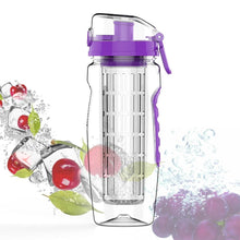Load image into Gallery viewer, 900mlFruit Infuser Water Bottle Juice Shaker Sports Lemon Water Bottle Fitness Sport Fruit Drinking Bottles Gadget For Fitness Sport and Excerises In Modern New Trend Design
