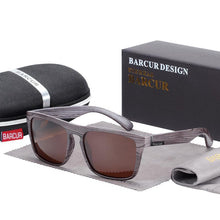Load image into Gallery viewer, Luxury Polarized Imitation Wood Sunglasses for Men and Women  Retro Sunglasses Fashion Retro Style  Oculos de sol
