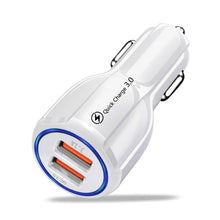 Load image into Gallery viewer, NEW 30W 3A Car Charger Quick Charge 3.0 4.0 Universal 3 USB Port Fast Charging Adapter For Car
