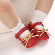 Load image into Gallery viewer, Baby Newborn Infant Princess Shoes Comfortable Sole Baby Infant 0-18M Soft Material Cute Unique Design
