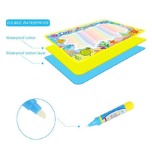 Load image into Gallery viewer, Magic Water Painting Drawing Mat &amp; 2 Pens Doodle Board Coloring Books for Kids Children Educational Toys

