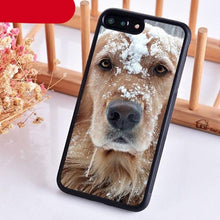 Load image into Gallery viewer, Golden Retriever Dog Cute Puppy Phone Case For Iphone 14 5 6 7 8 Plus X Xr Xs 11 12 13 Pro Max  Ultra Full Protective Liquid Silicone Case Back Cover For Iphone
