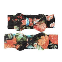 Load image into Gallery viewer, Mother &amp; Baby Headband for Girl Bow Hairband Floral Elastic Hair Bands Parent-Child Turban Hair Accessories Bow For Mother and daughter
