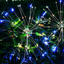 Load image into Gallery viewer, Modern Garden Luxury LED Solar Waterproof Lamp In Shape Of Tree Fireworks With Copper Wires
