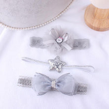 Load image into Gallery viewer, Luxury Modern Baby Headband Crown Flower Bows Hairband Baby Girl Headbands Newborn Hair Accessories Elastic Baby Hair Band
