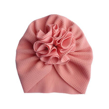 Load image into Gallery viewer, Cute Flower Headband Turban Soft Beanie Hat Infant Toddler Headwear Baby Hair Accessories for Newborn Baby
