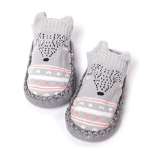 Load image into Gallery viewer, Modern Elegant Baby Girls &amp; Boys Autumn Winter Cotton Soft Sole Cartoon Shoes Socks For Baby Kids
