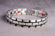Load image into Gallery viewer, Trendy Men's Bracelet Stainless Steel Magnetic Bracelet Golden Magnet Bracelet For Men and Women
