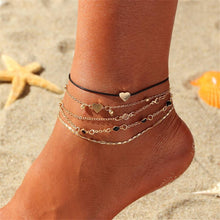 Load image into Gallery viewer, Luxury Bohemian Star Shell Ankle Bracelet Foot Jewelry Brecelet Simple Shell Anklets for Women Summer Style
