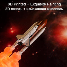 Load image into Gallery viewer, Rocket Kids Space Shuttle Lamp and Moon lamps In Night Light By 3D Print For Space Lovers Rocket Lamp
