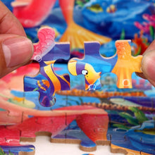 Load image into Gallery viewer, New 60 Pieces Wooden Toys Puzzle Kids Toy Cartoon Animal Wood Toys Puzzles For Child Early Educational Learning Toys for Children
