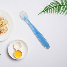 Load image into Gallery viewer, Baby Soft Silicone Spoon  Color Temperature Sensing Spoon Children Food For Baby Boys Or Girls Feeding Tools

