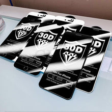 Load image into Gallery viewer, 30d Full Cover Tempered Glass On For Iphone 11 12 13 14 Pro Max Screen Protector Protective Glass On Iphone 11 X Xr Xs Max Glass Full Coverage No Lifted Edges For Iphone
