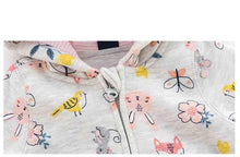 Load image into Gallery viewer, Baby Rompers Long Sleeve Zip Hooded Jumpsuits Playsuits for Toddler Boy/Girl For Autumn and Winter Season
