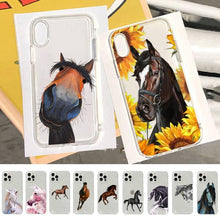 Load image into Gallery viewer, Beauty Horse Phone Case For Iphone 13 11 12 Pro Xs Max 8 7 6 6s Plus X 5s Se 2020 Xr Case Slim Profile Cute Printed Designer Snap On Case

