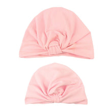 Load image into Gallery viewer, Modern popular Mother and Daughter Turban Headband Set Girls Headwear Mother and Baby Turban Headbands Set Lovely Knot Beanie Baby Hair Accessories
