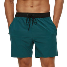Load image into Gallery viewer, Men's Stretch Swim Trunks Quick Dry Beach Shorts With Zipper Pockets and Mesh Lining  Men's Swim Trunks Quick Dry Beach Shorts with Pockets Swimsuits for Men
