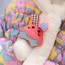 Load image into Gallery viewer, Luxury Newborn Children Plus Cute Hooded Cotton Jacket  Infant Clothing for Baby Girls In Elegant Colorful Design  For Winter
