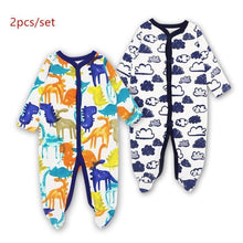 Load image into Gallery viewer, 3pcs Set Baby Romper Newborn Sleep suit Flower Baby Rompers Infant Baby Clothes Long Sleeve Newborn Jumpsuits Pajamas for Kids
