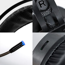Load image into Gallery viewer, Luxury Gaming Headset with Microphone 3.5mm  Wired Earphone  Surround Sound Game Headphone for PC Gamer Computer Laptop Xbox
