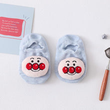 Load image into Gallery viewer, 1 Pair Cartoon Cotton Baby Rubber Sole Anti Slip Floor Socks For Newborn Girls And Boys Kids
