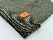 Load image into Gallery viewer, HAAKWEAR Classic Fusion Cuffed Beanie - Black / Green, Made in USA
