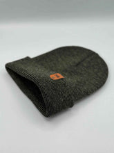 Load image into Gallery viewer, HAAKWEAR Classic Fusion Cuffed Beanie - Black / Green, Made in USA
