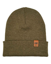 Load image into Gallery viewer, HAAKWEAR Classic  Fusion Cuffed Beanie - Brown / Green, Made in USA
