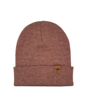 Load image into Gallery viewer, HAAKWEAR Classic Fusion Cuffed Beanie - Burgundy / Pink, Made in USA
