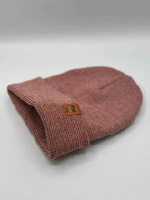 Load image into Gallery viewer, HAAKWEAR Classic Fusion Cuffed Beanie - Burgundy / Pink, Made in USA
