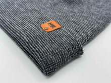 Load image into Gallery viewer, HAAKWEAR Classic Fusion Cuffed Beanie - Gray / Denim, Made in USA
