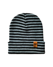 Load image into Gallery viewer, HAAKWEAR Classic RORO Cuffed Beanie / Hat - Black / Gray, Made in USA
