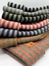 Load image into Gallery viewer, HAAKWEAR Classic RORO Cuffed Beanie / Hat - Black / Green, Made in USA
