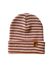 Load image into Gallery viewer, HAAKWEAR Classic RORO Cuffed Beanie / Hat - Burgundy / Pink, Made in USA
