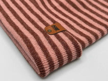 Load image into Gallery viewer, HAAKWEAR Classic RORO Cuffed Beanie / Hat - Burgundy / Pink, Made in USA
