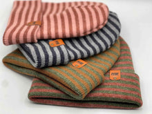 Load image into Gallery viewer, HAAKWEAR Classic RORO Cuffed Beanie / Hat - Burgundy / Pink, Made in USA
