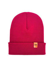 Load image into Gallery viewer, HAAKWEAR Knit Cuffed Classic Beanie / Hat - Burnt Maroon, Made in USA
