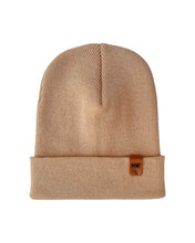 Load image into Gallery viewer, HAAKWEAR Knit Cuffed Classic Beanie / Hat - Dune Beige, Made in USA
