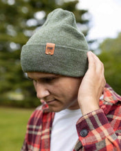 Load image into Gallery viewer, HAAKWEAR Knit Cuffed Classic Beanie / Hat - Forest Green, Made in USA
