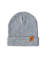 Load image into Gallery viewer, HAAKWEAR Knit Beanie - Classic Cuffed Hat in Koala Gray, Made in USA
